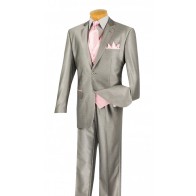 Tuxedo Suit Men's 5 Piece With Matching Vest Tie and Pocket Square Wedding Prom