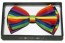 Bow Tie Gay Pride Horizontal Stripe Rainbow  LGBT Bowtie