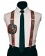 Santa Claus  Holiday Christmas Suspenders X-Mas Kris Kringle