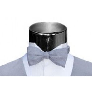 Bow Tie SILVER PIQUE SILK Bowtie
