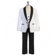 Boys all colors Shawl tuxedo 3 piece Set- Toddler - Children - Kids- wedding