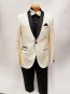 Ivory Tuxedo One Button Shawl Lapel Dinner Jacket