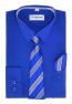 Boys Dress Shirt Tie Hanky Set Kids All Colors Wrinkle Free