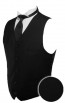 Mens Vest Waiter Uniform Polyester Black High Quality Vest