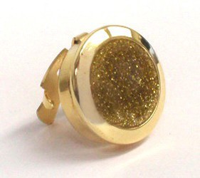 Button Cover GOLD DIAMOND DUST Button Cover