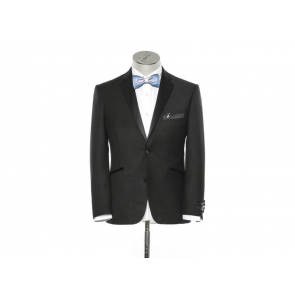 Black Tuxedo coat only Two Button Notch Mens Wedding or Prom Tuxedo Closeout