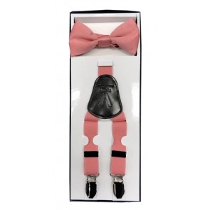 Boys All Colors Suspender and Bow Tie Sets with Clips