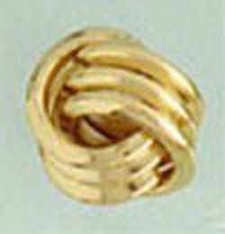 Tie Tack Large Open Love Knot Tie Pin In Gold