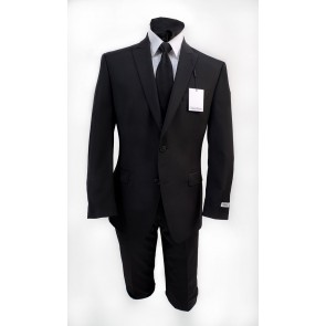 Wedding Formal Wool Suit Peak Lapel by Calvin Klein
