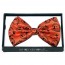 Mens Halloween pumpkin print Bowtie