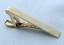 Tie Bar Medium Etched Zigzag Gold Finish