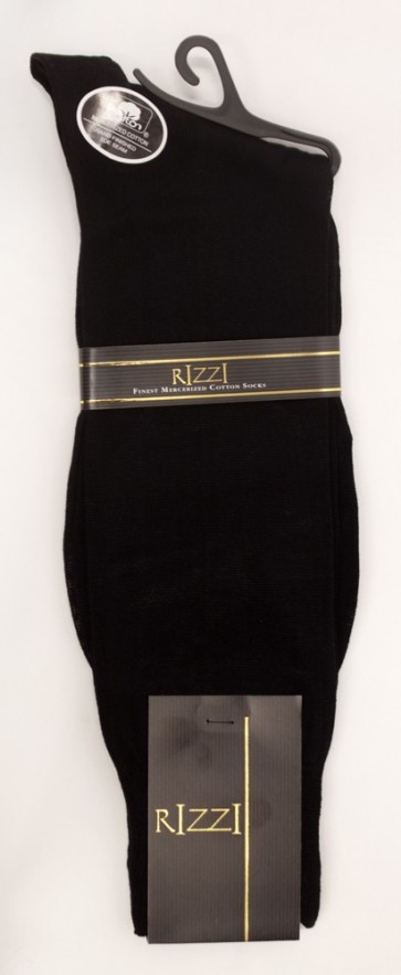 Mens Black Dress Socks 100 Percent Mercerized Cotton