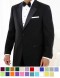 Black Microfiber Tuxedo Package With Any Color vest & Bowtie