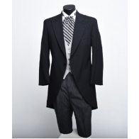 Tuxedo Black Cutaway Daytime Formalwear Coat Only