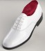 Durable Quality Classic WHITE Patent Leather Lace Up Tuxedo Shoes