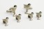 Cufflinks and Studs Frosted Martini Glasses