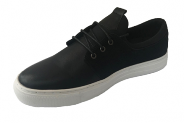 Mens Navy Athelic Shoes with White Soles