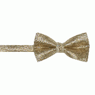 Gold or Silver Metallic Lame Shinny Pre Tied Bowtie for Men or Boys