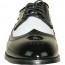 Black and White Wing Zoot Mens Tuxedo Shoes by Jean Yves Spat Shoes