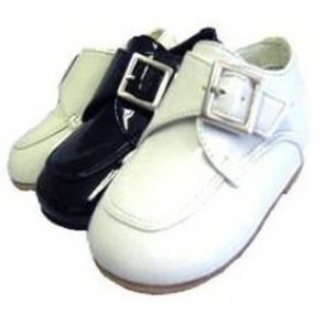 Infant Ivory Buckle Dress Shoes