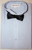 Chambray slim fit tuxedo shirt wing tip with a bowtie Closeout