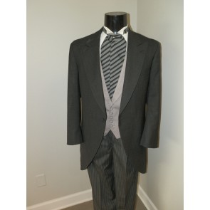 Mens Grey Cutaway Coat Morning Coat Only