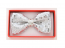 Kids Silver Sequin Pre-Tied Bow Tie- Boys-Girls