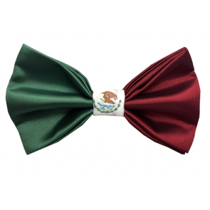 Mens Mexico Flag Inspired Bowtie