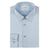 Calvin Klein Steel Slim Fit Non Iron Solid Dress Shirt