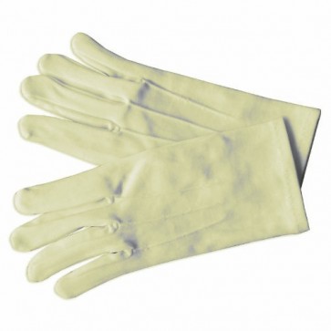 MENS Formal Gloves BEIGE Nylon Stretch Fabric Gloves
