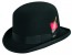 Bowler Hat Derby Hat Wool Felt Black