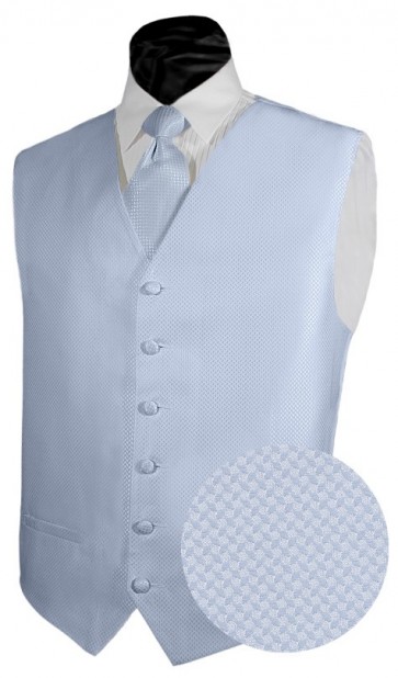 Boys Tuxedo Vest Backless Geo Vest Only Sky Blue SALE