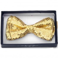 Sequin Pre-Tied Bow Tie All Colors- Mardi Gras- Holiday