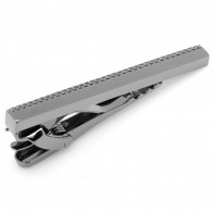 Tateossian Zen Garden Gunmetal Tie Clip