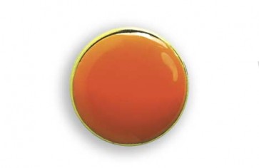 Button Cover ORANGE Colored Gold Casing Button Cover