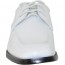 Boys White Matte Lace Up Dress Shoes