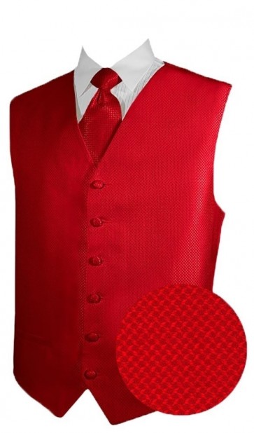 Boys Tuxedo Vest ONLY Backless Geo Vest with Tie Optional