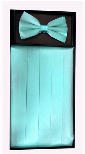 Silk Cummerbund and Bow Tie Set Men's All Color