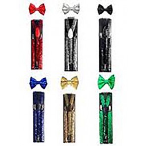 Sequin Suspenders and Bow Tie Set Men's All Colors