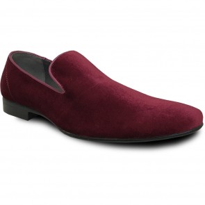 Mens Velvet Loafer slip on Dress Shoe- Prom- Weddings