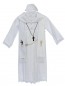 Infant Boys White Baptism Outfit Christening Gown 5-Piece Set