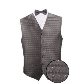 Mens Vest  ONLY for Tuxedo or Suit All Colors Eternity Pattern Vest with Tie Optional