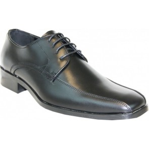 Black Matte Dress Shoes Slighty Square Toe
