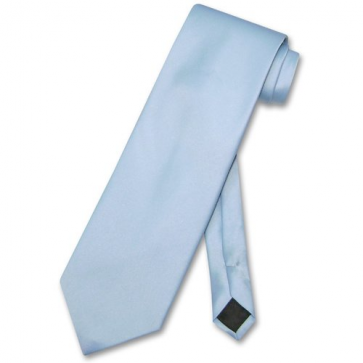 Mens Overstock Sky Blue Self tie Necktie Closeout