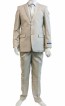 Perry Ellis boys 5 Piece 2 Button Notch Suit Tan
