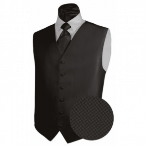 GEO BLACK VEST MENS