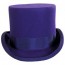 Purple Wool Felt Top Hat