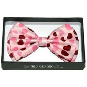 Valentines Day Heart Pattern Bowtie