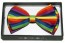 Bow Tie Gay Pride Horizontal Stripe Rainbow  LGBT Bowtie