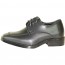 Boys Black Matte Lace Up Dress Shoes
